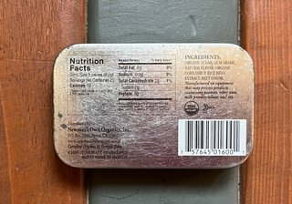 CAJITA METÁLICA NEWMAN'S OWN ORGANICS PAUL NEWMAN