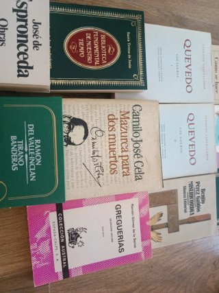 Libros de literatura española e hispanoamericana