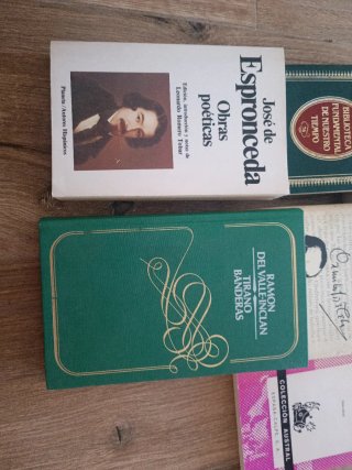Libros de literatura española e hispanoamericana
