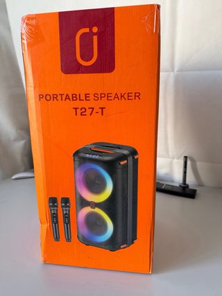 Altavoz Karaoke Bluetooth 40W con 2 Micros