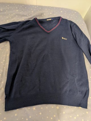 Jersey fec azul talla XL sin picor