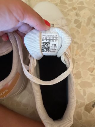 Adidas Zapatillas Blancas y Rosas