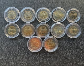 Tratado Roma Coleccion 12 Monedas de 2€ año 2007