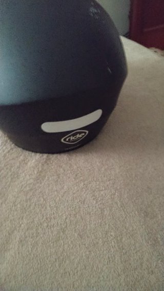 Casco de moto negro