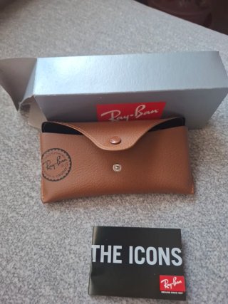 Gafas de Sol Ray-Ban Aviator Doradas Negras