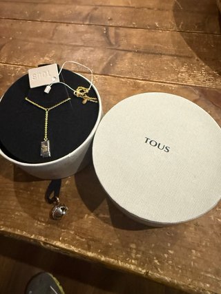 Collar Tous Baño Oro 18kt Plata Espinelas Camille