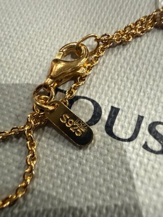 Collar Tous Baño Oro 18kt Plata Espinelas Camille