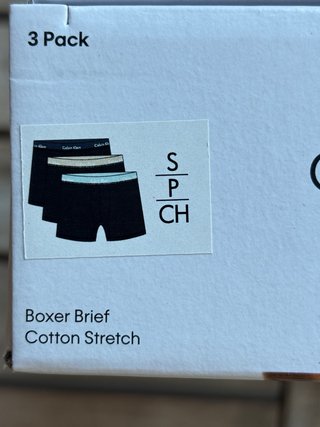 Calvin Klein Pack 3 boxer Talla S