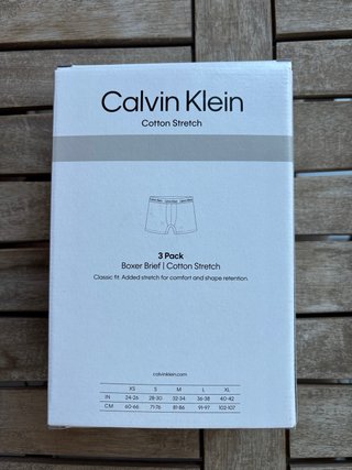 Calvin Klein Pack 3 boxer Talla S