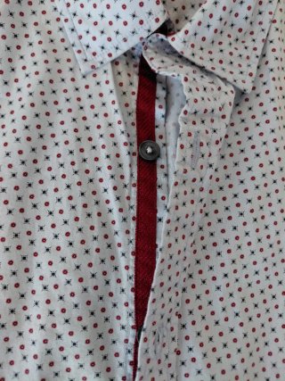 Camisa Zara Celeste Estrellas Talla S