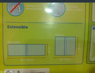 Mosquitera extensible para ventana