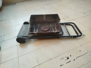 Barbacoa de carbón plegable