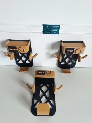 Soporte organizador ciclismo