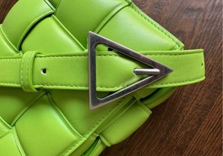 Borsa Bottega Veneta Cassette Imbottito Verde
