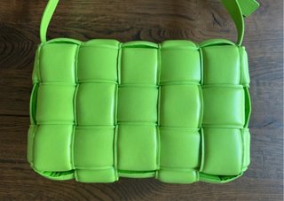 Borsa Bottega Veneta Cassette Imbottito Verde
