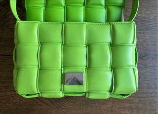 Borsa Bottega Veneta Cassette Imbottito Verde