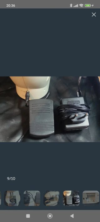 Mini máquina de coser portátil eléctrica