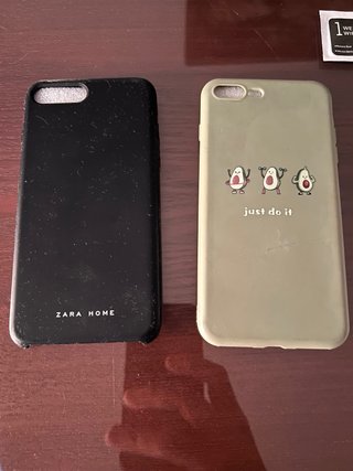 iPhone 8 Plus Plata regalo varias fundas y protect