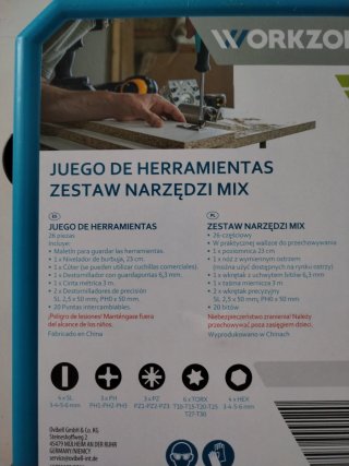Juego de herramientas Workzone 26 piezas