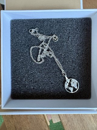 Collar Viceroy Mapa Mundo Plata