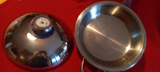 Padella Wok AMC cm.28 con termometro