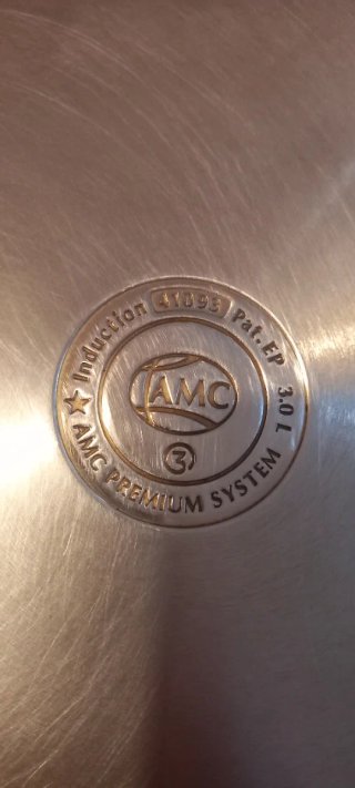 Padella Wok AMC cm.28 con termometro