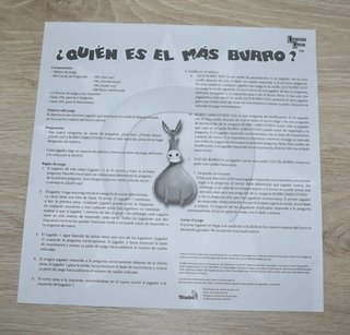 Juego de Mesa ¿Quién es el Más Burro?