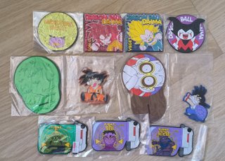 Dragon ball 9 posavasos de goma ichiban kuji