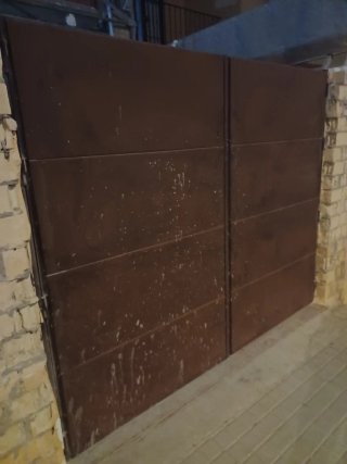 Puerta hierro terraza/campo