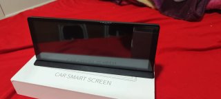 Pantalla coche con cámara trasera y delantera