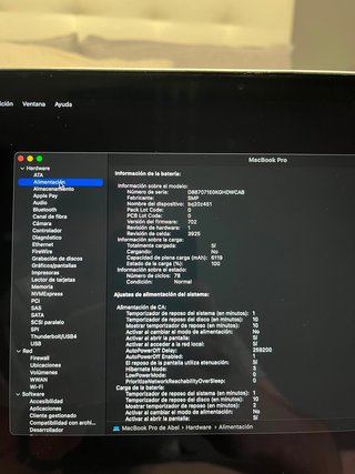 MacBook Pro 15 2016 Plata