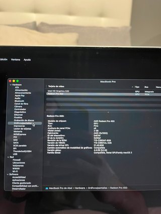 MacBook Pro 15 2016 Plata