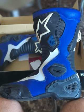 Botas Alpinestars Moto Azul y Negro S-MX5