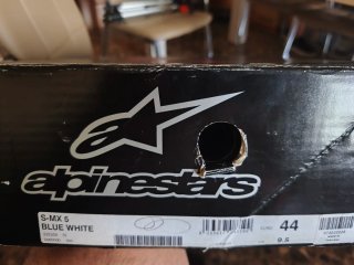 Botas Alpinestars Moto Azul y Negro S-MX5