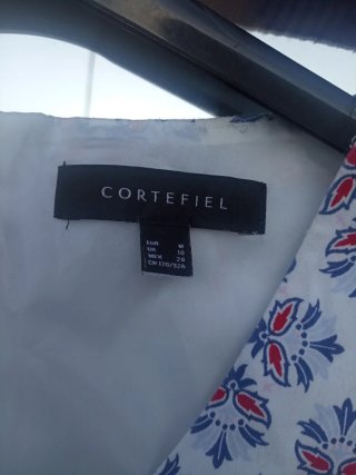 Vestido Cortefiel estampado floral talla M