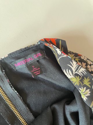 Vestidoe largo estampado floral talla S