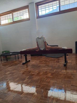 Barra de equilibrio,5  alturas ajustables 180