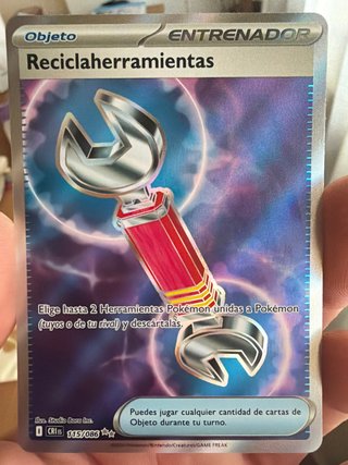 Carta Pokémon Reciclaherramientas SR Español
