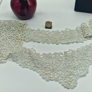 Canesú Encaje Ganchillo Antiguo Camisón