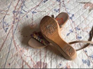 Sandalias tacón cuña Porronet talla 38