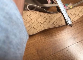 Sandalias tacón cuña Porronet talla 38