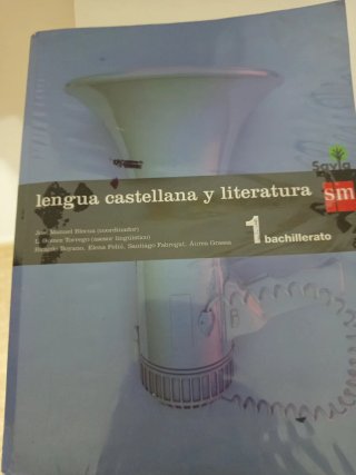 Vendo libro de lengua y literatura 1 bachillerato
