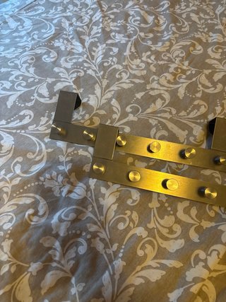 2 Colgadores puerta 6 ganchos Ikea Grundtal