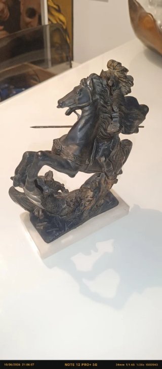 Figura San Jorge Bronce Imitación