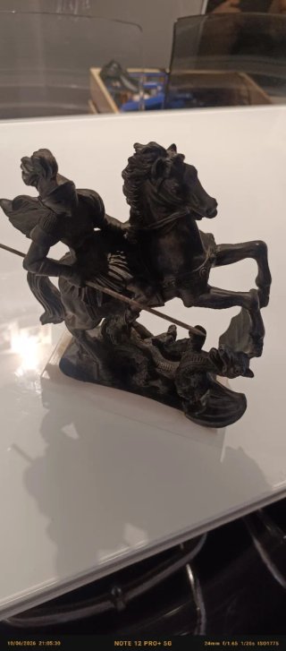Figura San Jorge Bronce Imitación