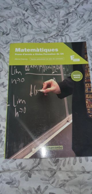 Libro de ejercicios Matemáticas - prueba de acceso