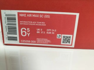 Nike Air Max SC Talla 39 Negro/Granate