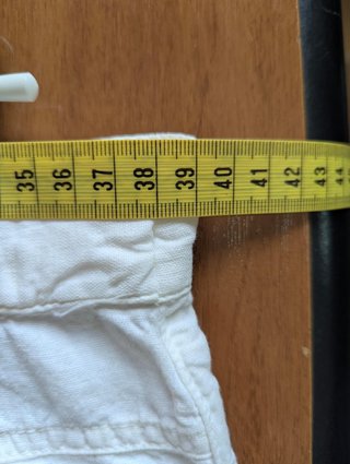 Pantalón Lois Señora Lino Blanco Talla 30