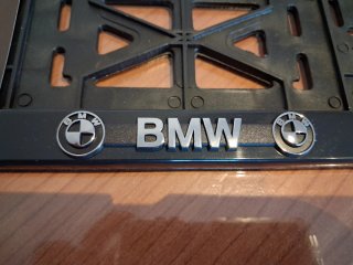 Portamatriculas BMW Negro