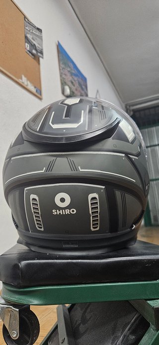 Casco Moto SHIRO Gris/Blanco Nuevo